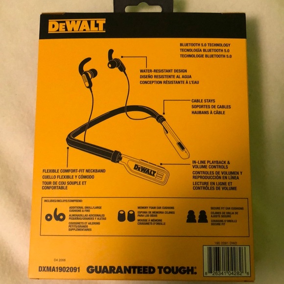 Dewalt Other Dewalt Jobsite Pro Wireless Earphones Poshmark